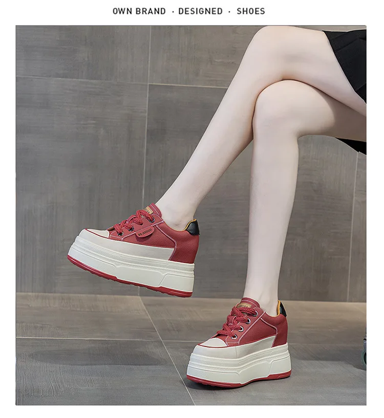 Cow Suede Genuine Leather Vulcanized Shoes