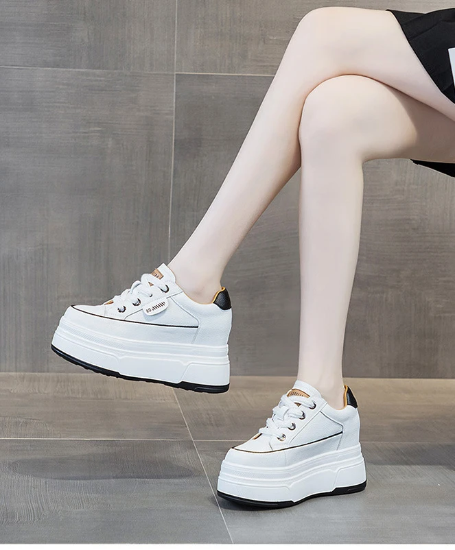 Cow Suede Genuine Leather Vulcanized Shoes