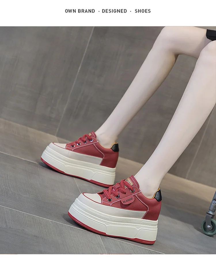 Cow Suede Genuine Leather Vulcanized Shoes