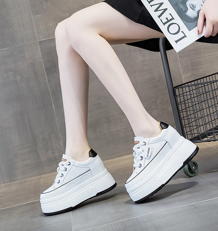 Cow Suede Genuine Leather Vulcanized Shoes