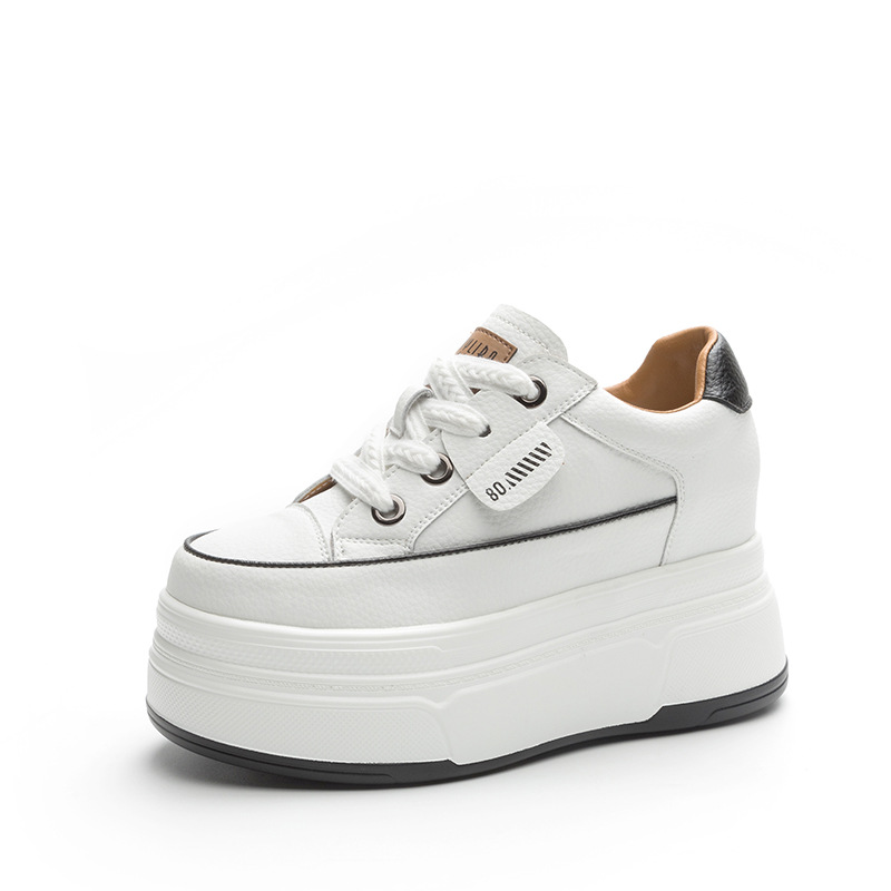Cow Suede Genuine Leather Vulcanized Shoes
