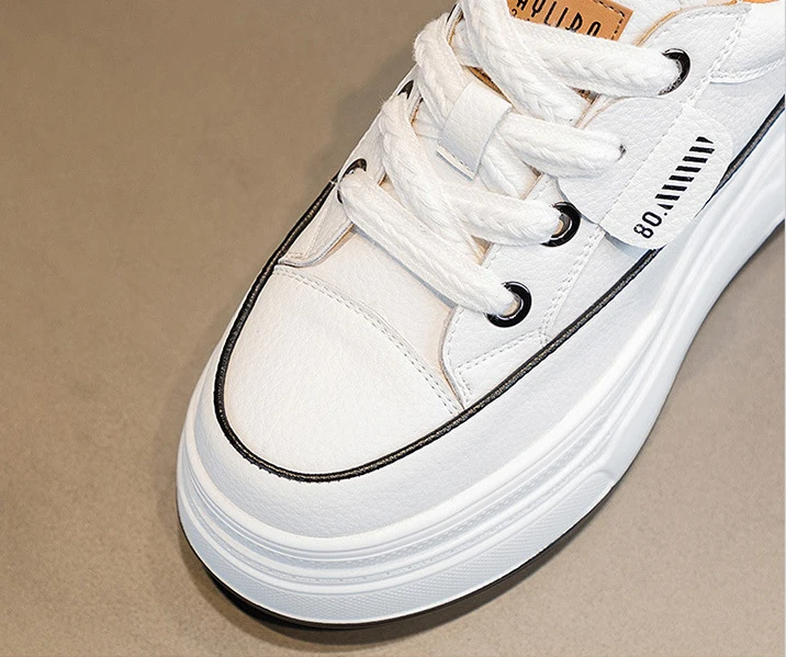 Cow Suede Genuine Leather Vulcanized Shoes