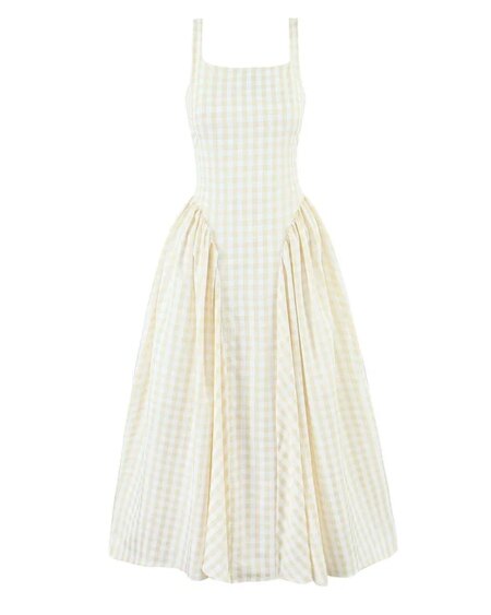 Alternative view of Cottagecore Picnic Gingham Dress