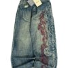 Y2K American Embroidery Baggy Jeans