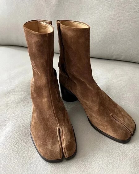 Alternative view of Leather Tabi Boots
