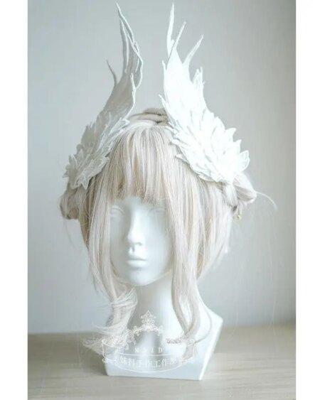 Alternative view of Feather Angel Wing Hair Clips