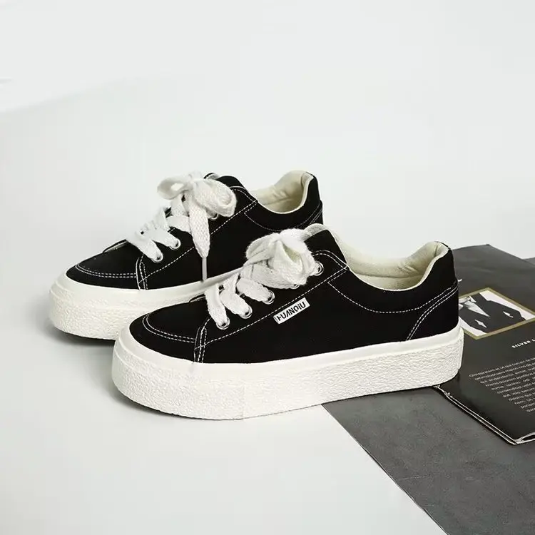 Red Vulcanize Casual Platform Sneakers