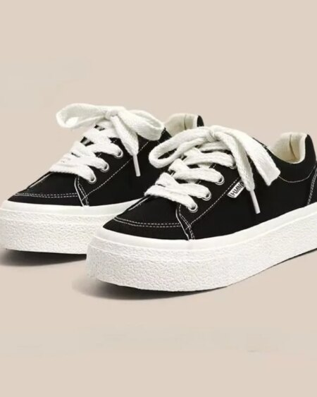 Alternative view of Red Vulcanize Casual Platform Sneakers