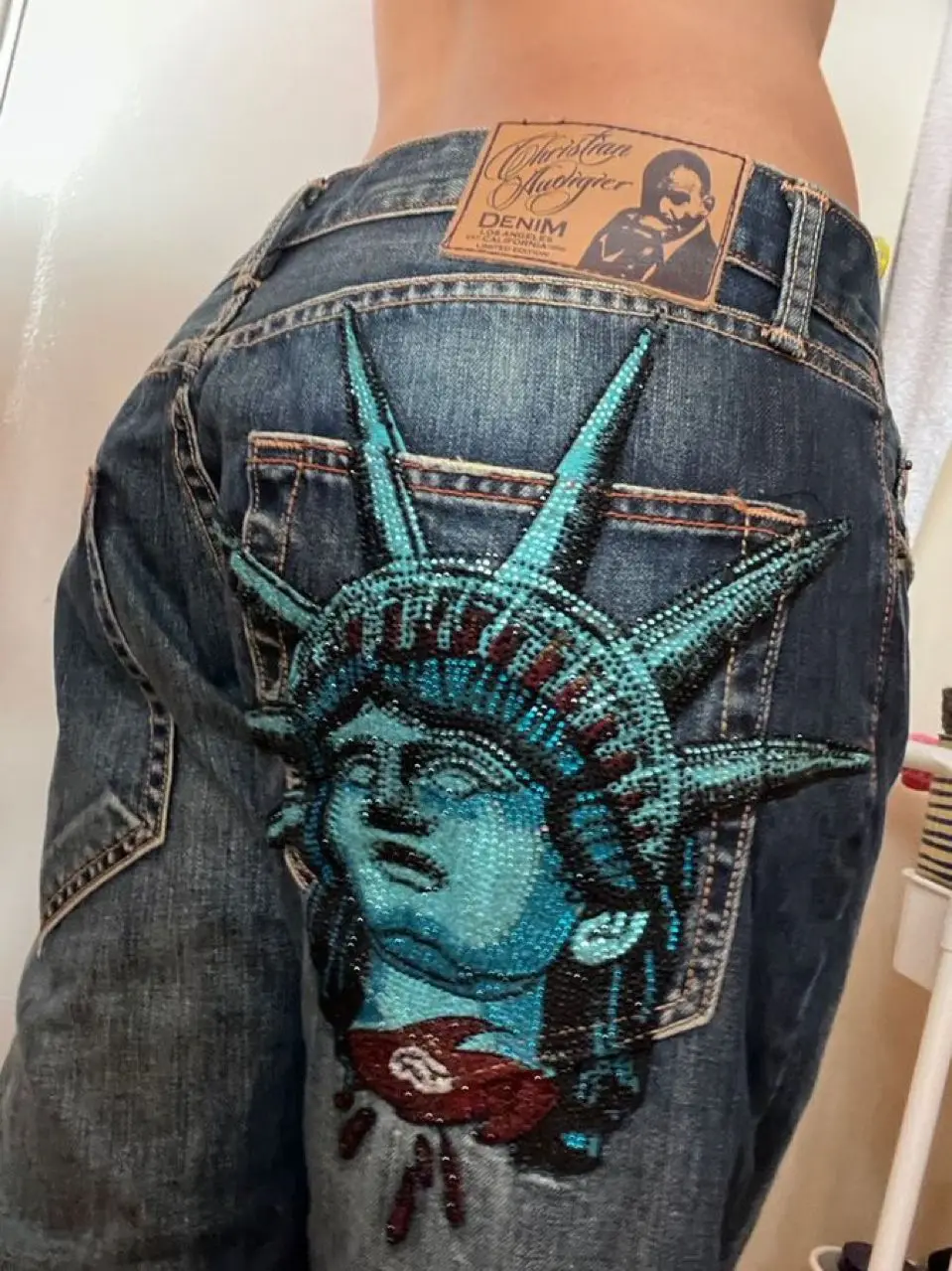 Vintage Statue of Liberty Jeans Women Vintage Statue of Liberty Jeans Women