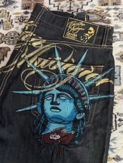 Alternative view of Vintage Statue of Liberty Jeans Women