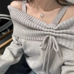 Alternative view of Korean Coquette Knitwear Sweater Women