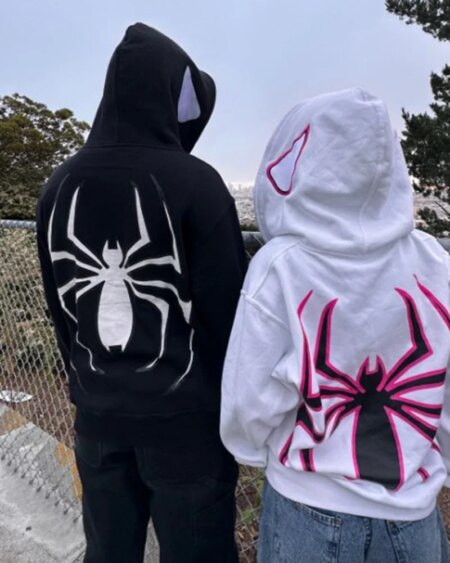 Full Zip Spider Hoodie