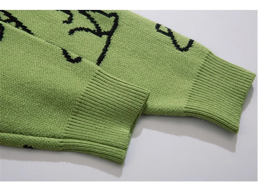 Harajuku Dinosaur Cartoon Oversize Sweater