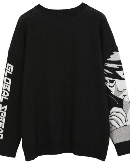 Alternative view of Harajuku Anime Girl Sweater