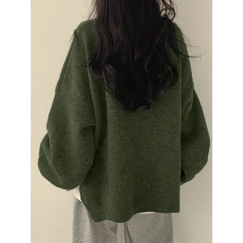 Vintage Lantern Sleeve Sweater Women