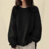Vintage Lantern Sleeve Sweater Women 61162 qrdukl