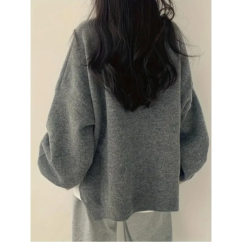 Vintage Lantern Sleeve Sweater Women