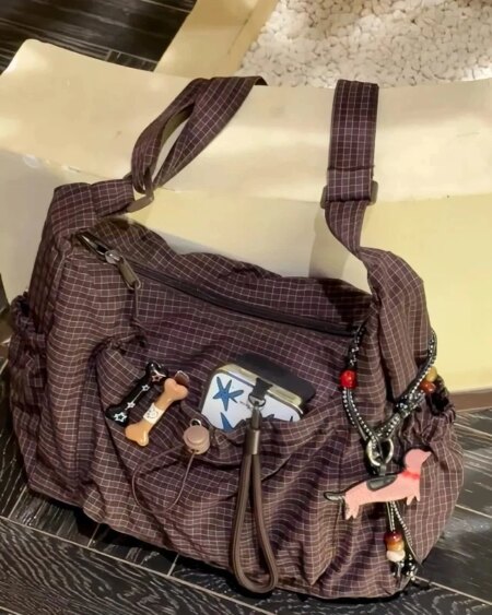 Korean nylon shoulder bag