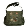 Dragonfly Print Crossbody Messenger Bag