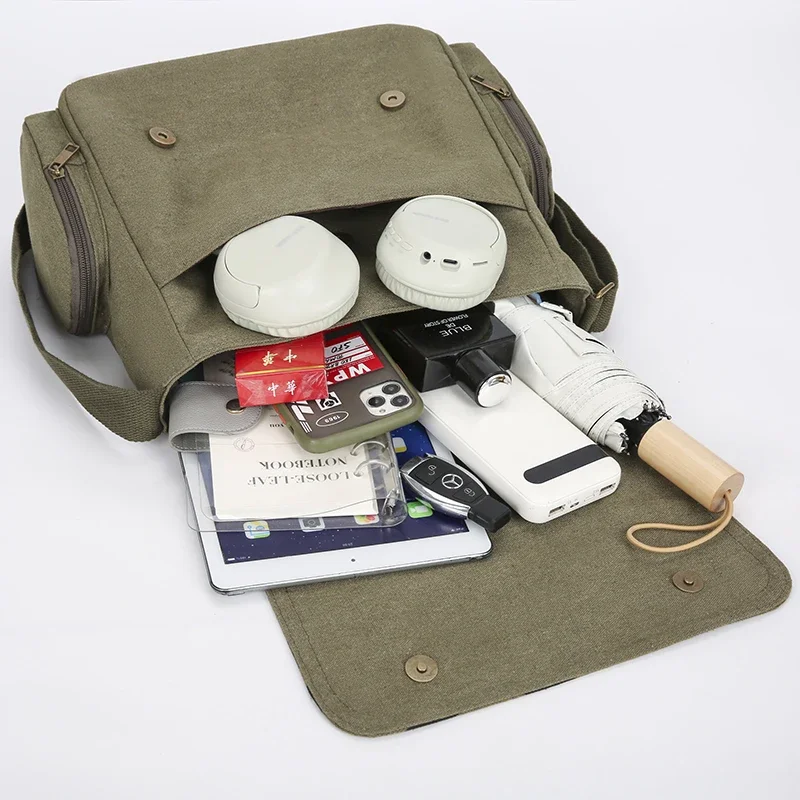 Dragonfly Print Crossbody Messenger Bag Dragonfly Print Crossbody Messenger Bag - Image 4