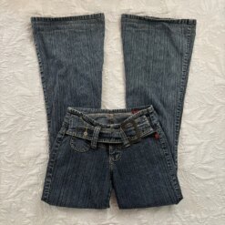 Y2K Vintage Low Rise Flare Jeans