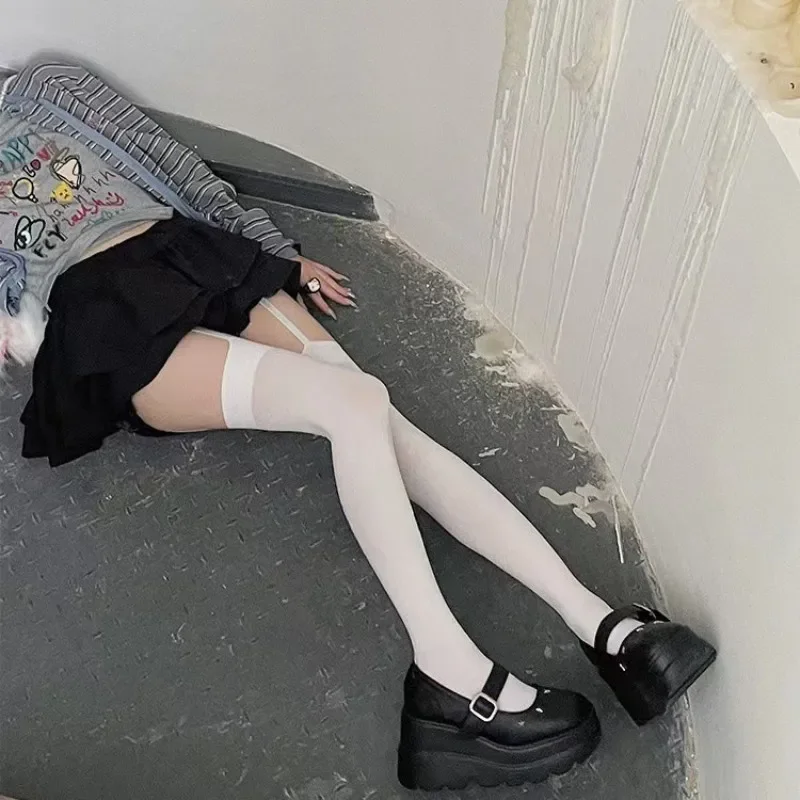 suspender velvet tights thigh high stockings