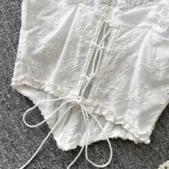 Alternative view of Floral Embroidery Corset Top