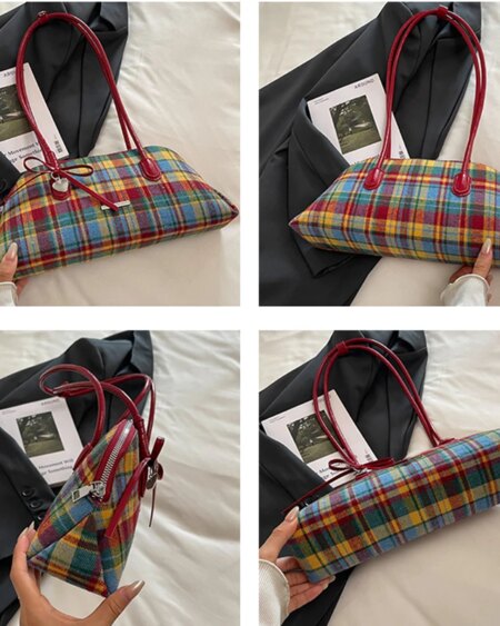 Alternative view of Retro American Style Crossbody Bag