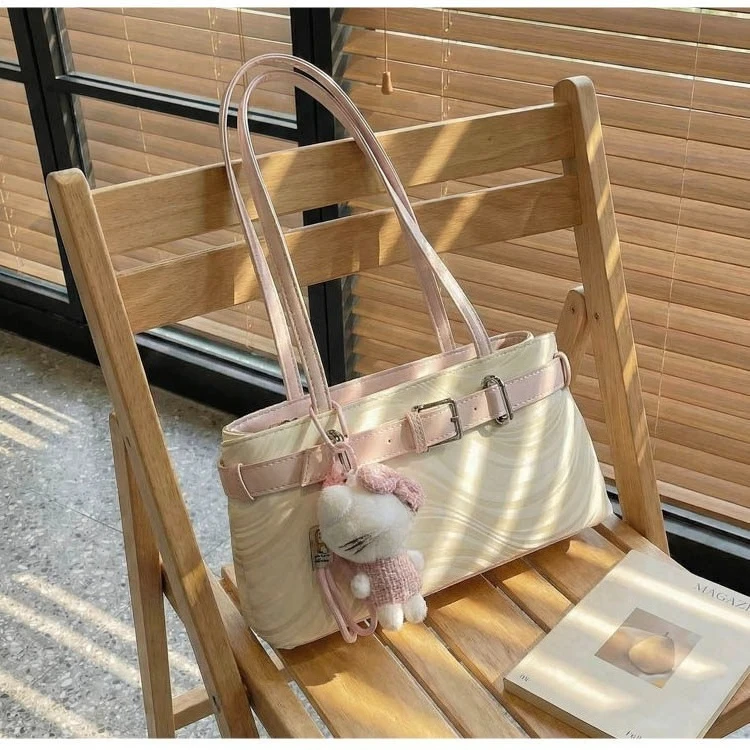 retro plaid women shoulder bag