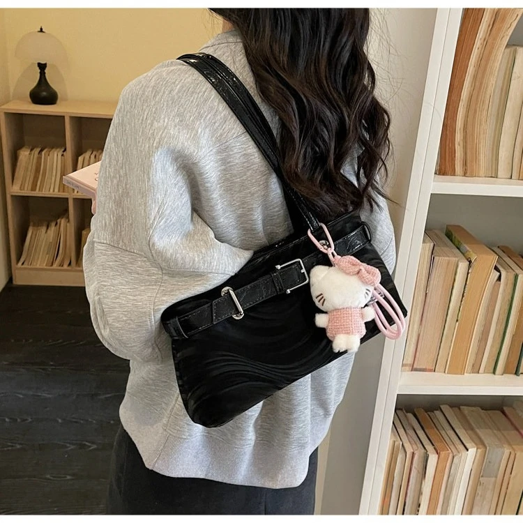 retro plaid women shoulder bag