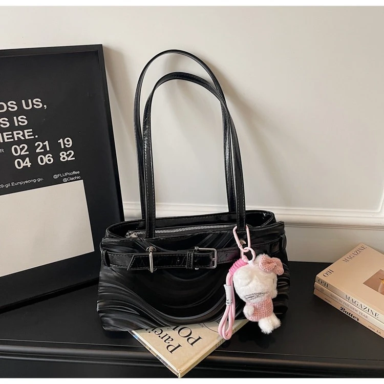 retro plaid women shoulder bag