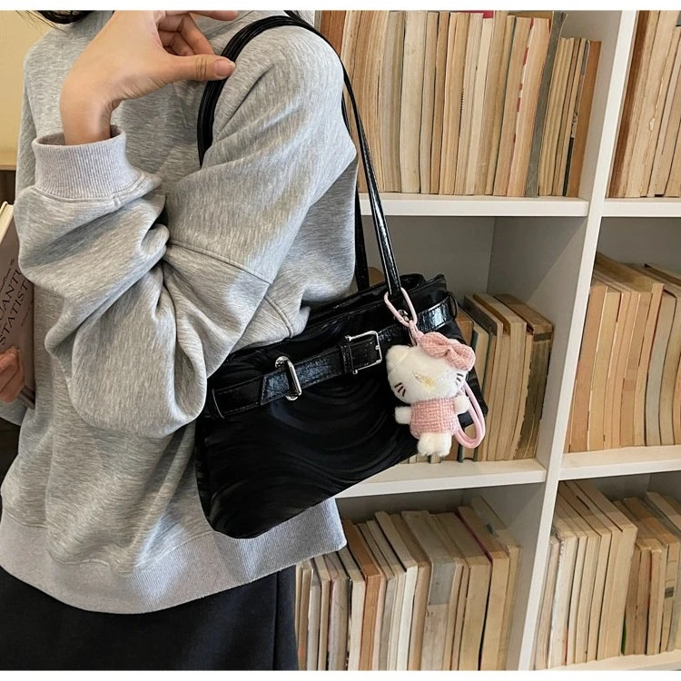 retro plaid women shoulder bag