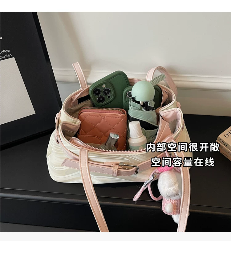 retro plaid women shoulder bag