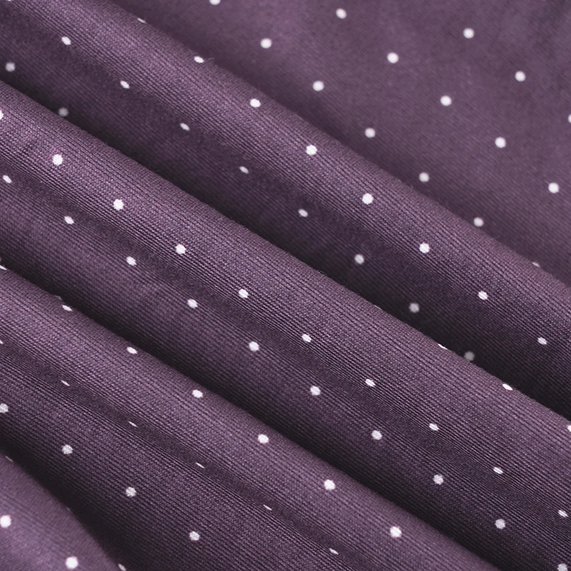 Purple Y2K Polka Dot Ruffled Tank Top