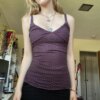 Purple Y2K Polka Dot Tank Top