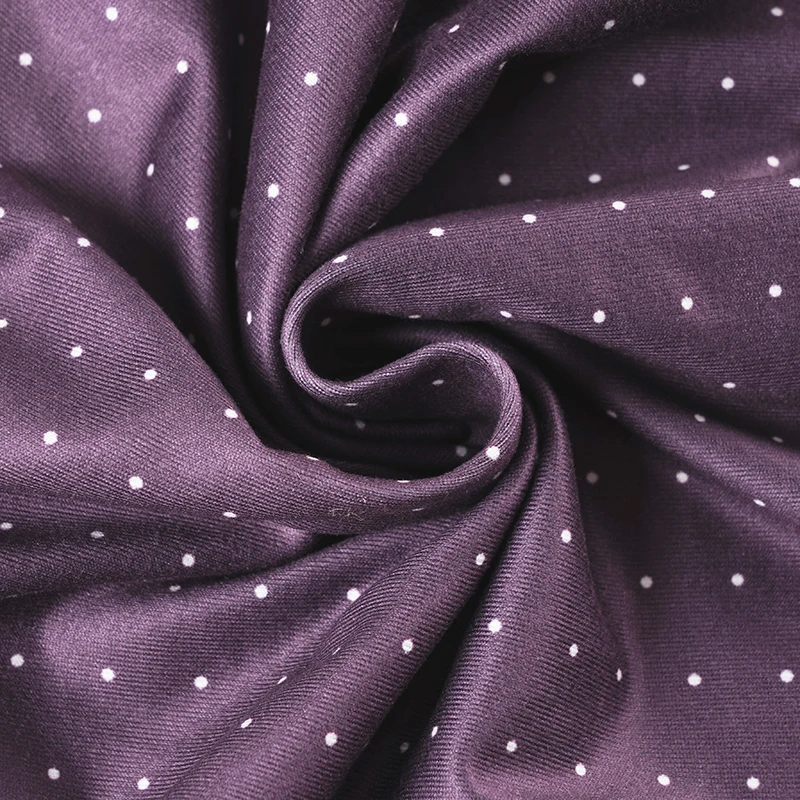 Purple Y2K Polka Dot Ruffled Tank Top