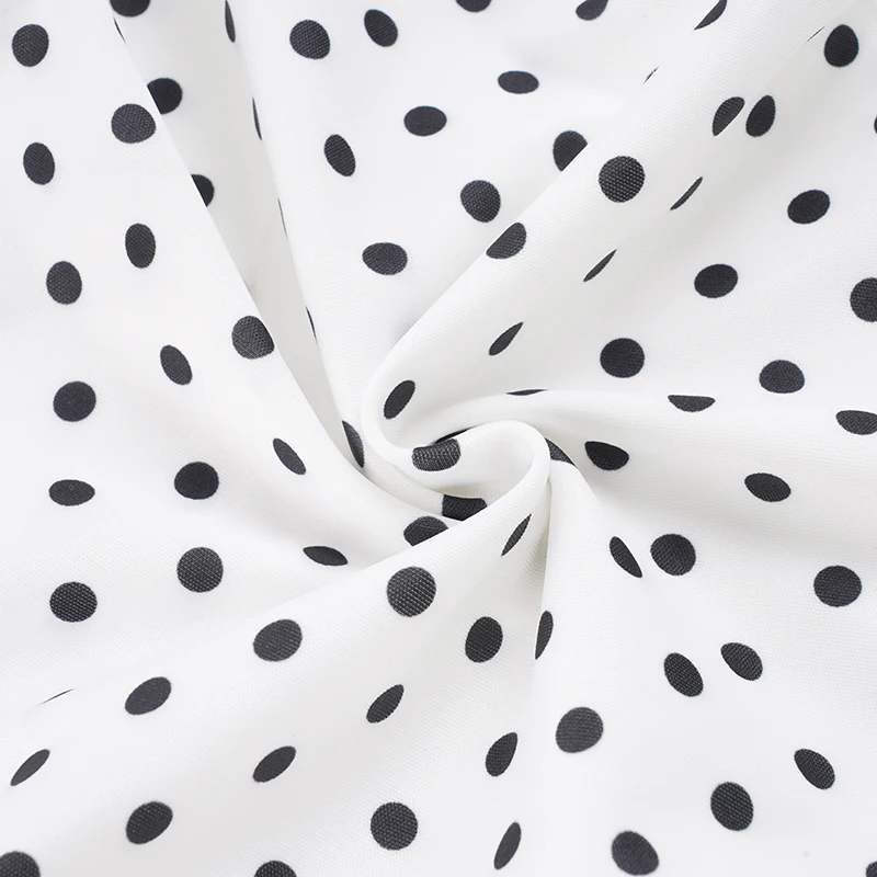 Polka Dot Backless Jumpsuit