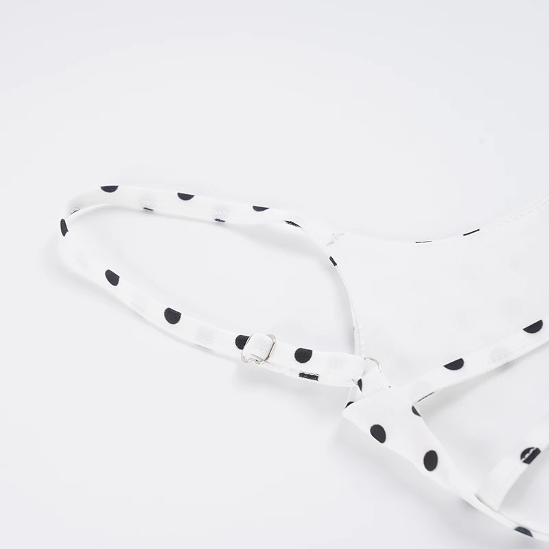 Polka Dot Backless Jumpsuit