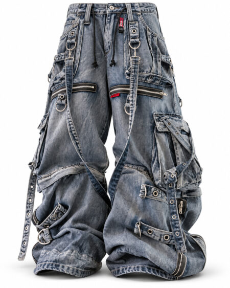 Wide Leg Cargo Jeans