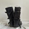 Vintage Buckle Mid-Calf Boots - Image 4