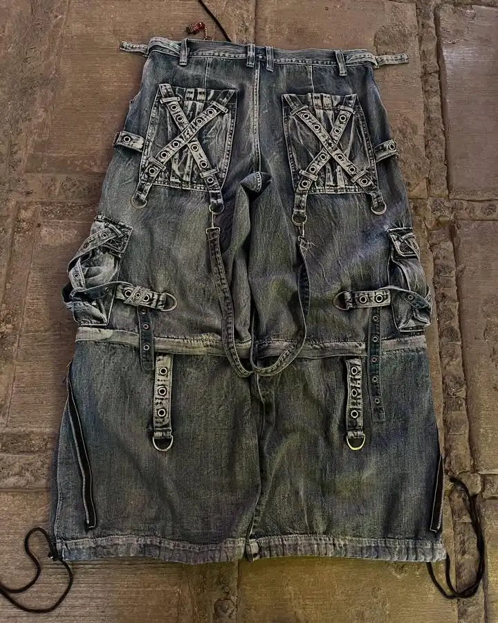 Wide Leg Cargo Jeans Wide Leg Cargo Jeans - Image 3