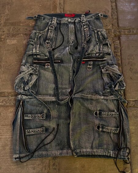 Alternative view of Wide Leg Cargo Jeans
