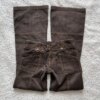 Umber Patch Pocket Flare Jeans - Image 5