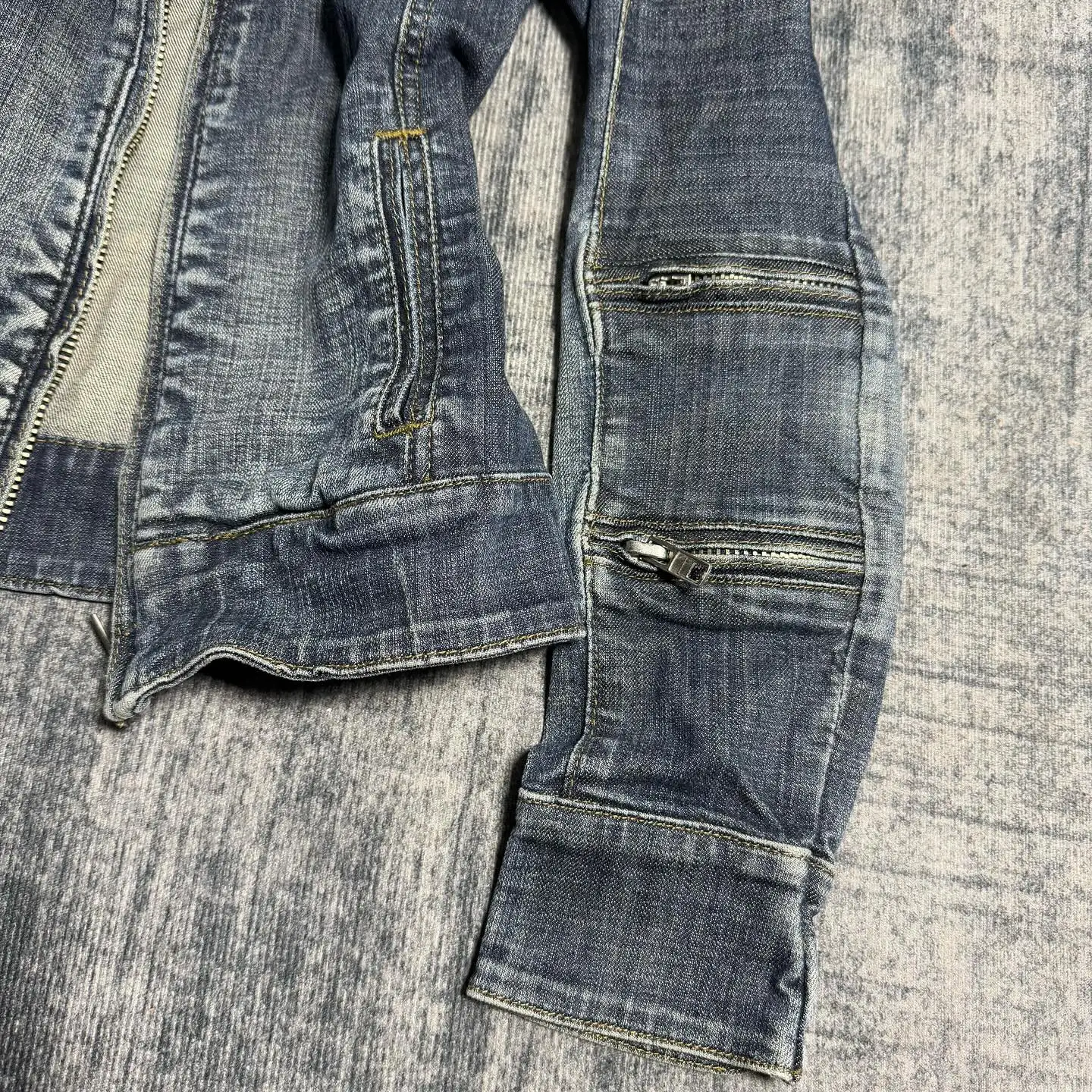 Vex Multi-Zip Denim Jacket Vex Multi-Zip Denim Jacket - Image 4