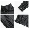 Afterdark Faux Leather Biker Jacket - Image 4