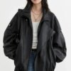Afterdark Faux Leather Biker Jacket - Image 2