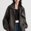 Afterdark Faux Leather Biker Jacket - Image 5
