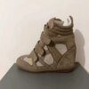 Blush Wedge Sneakers - Image 3