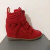 Blush Wedge Sneakers - Image 2