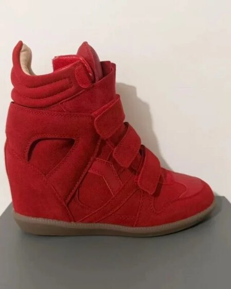 Alternative view of Blush Wedge Sneakers